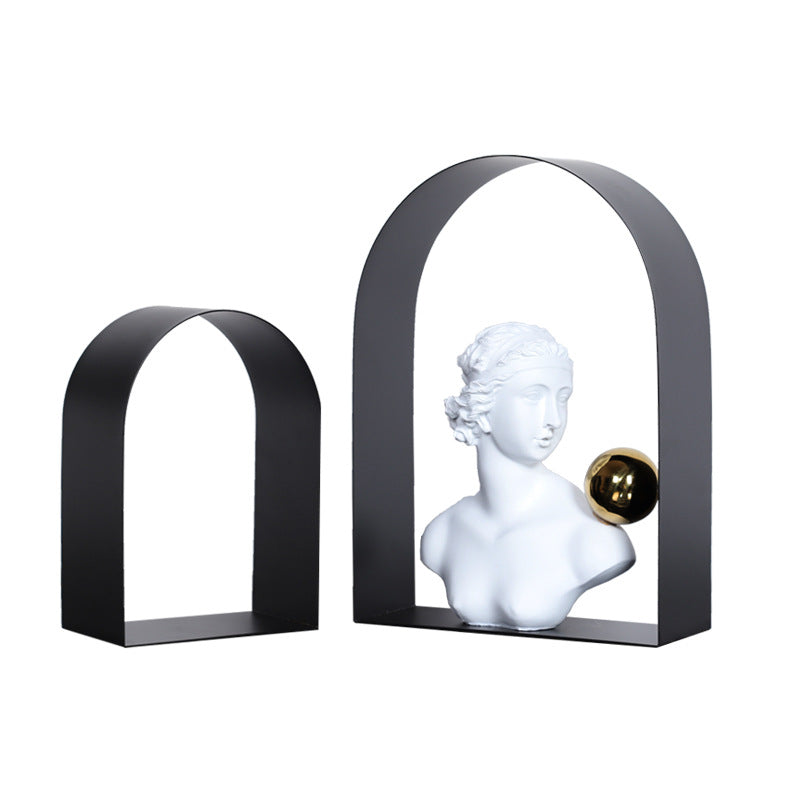Künstlerische abstrakte Ausstellungsskulptur