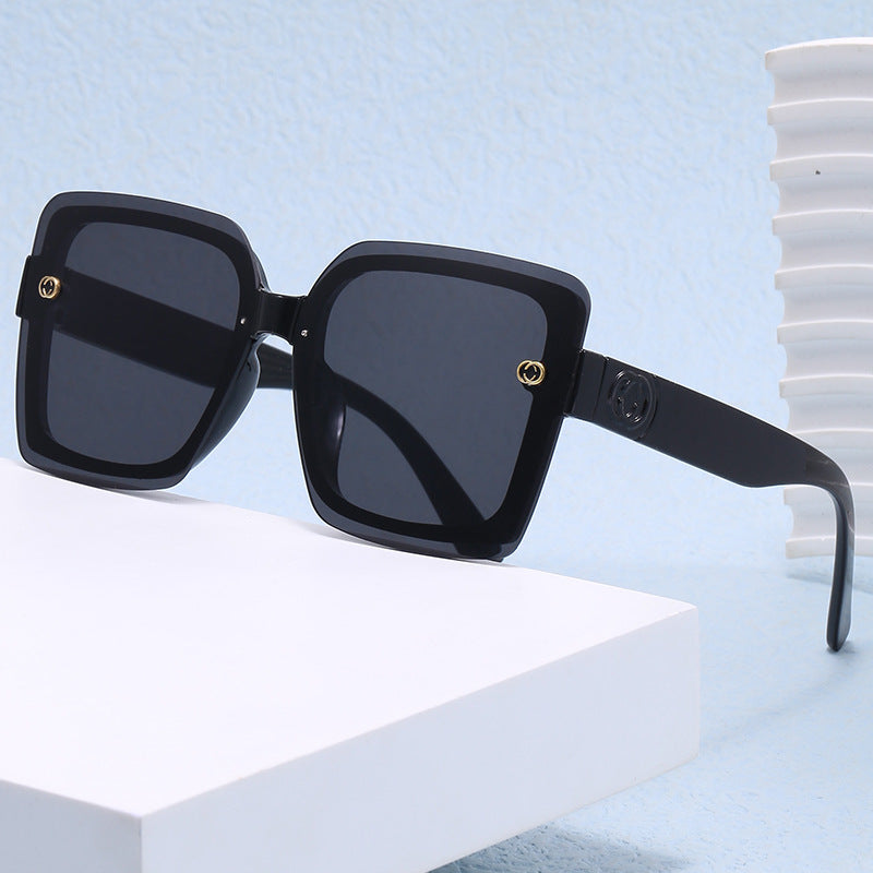 Damen oversized quadratische Sonnenbrille mit elegantem Rahmen Brehn