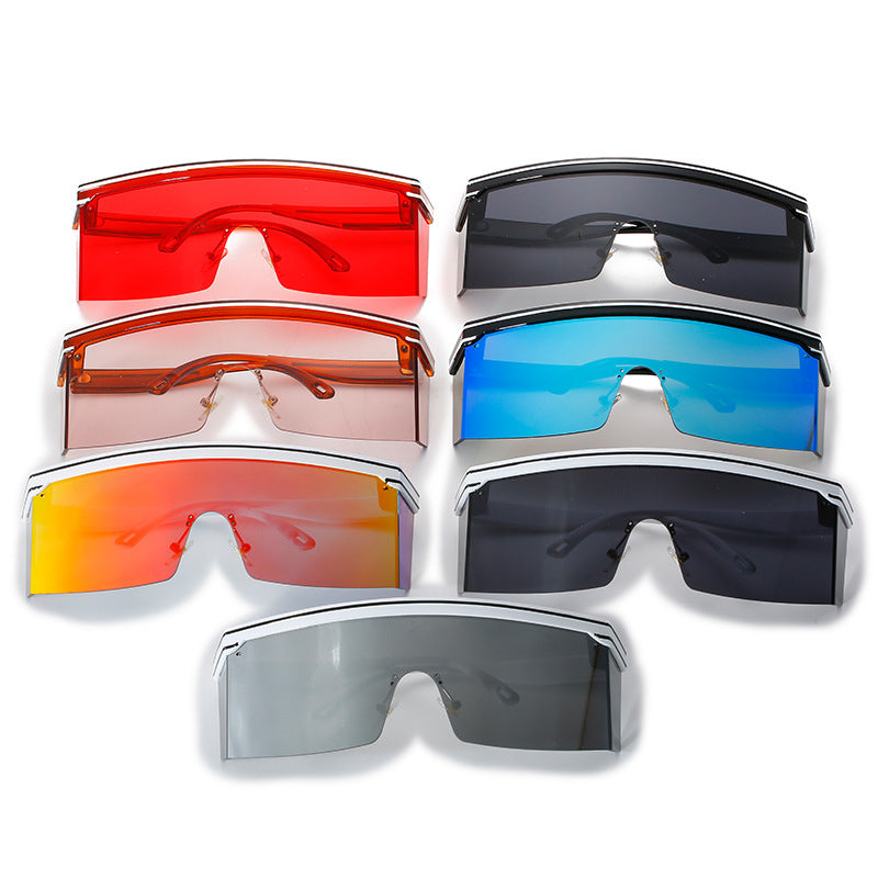 Damen Sportliche Sonnenbrille mit futuristischem Design und störungsfreiem Sichtfeld Brehn