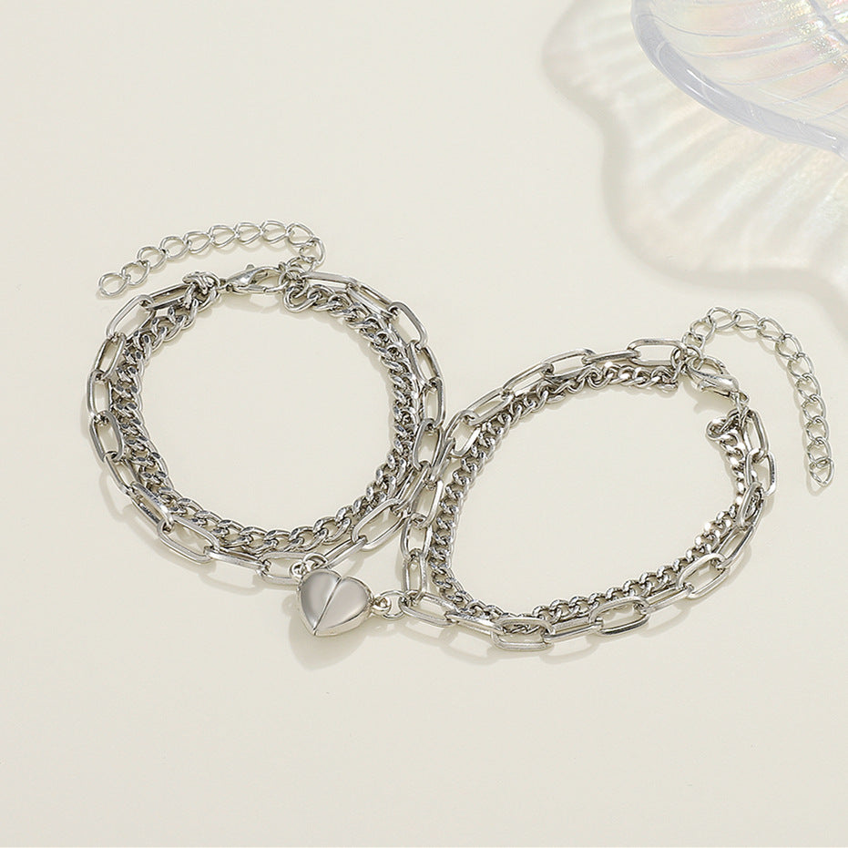 Gestapeltes Kettenarmband-Set Brehn