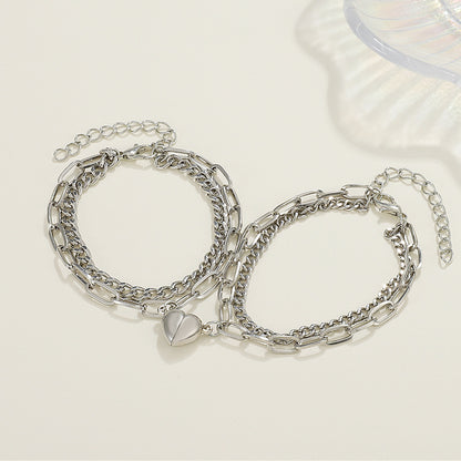 Gestapeltes Kettenarmband-Set Brehn