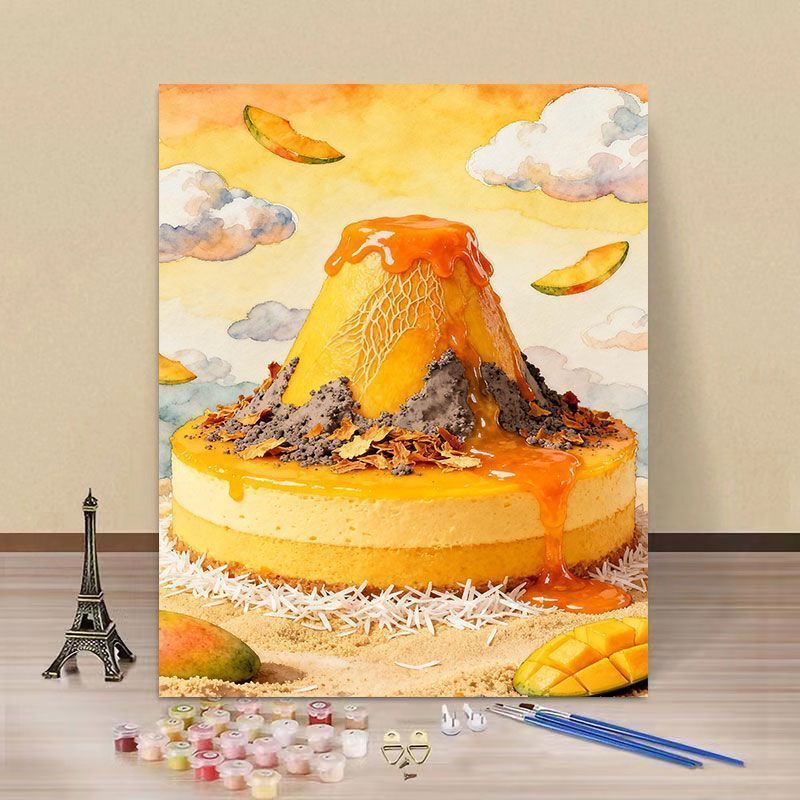 Fantasy Landschaft DIY Malen nach Zahlen Kunstset Brehn
