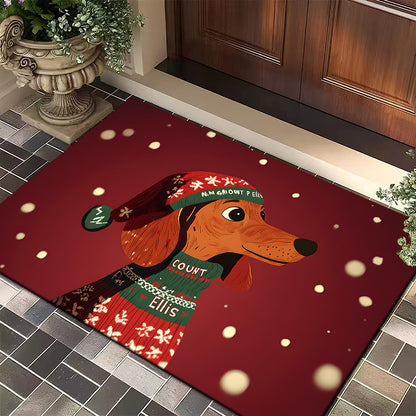 Festive Hundethemen-Eingangsmatte Brehn