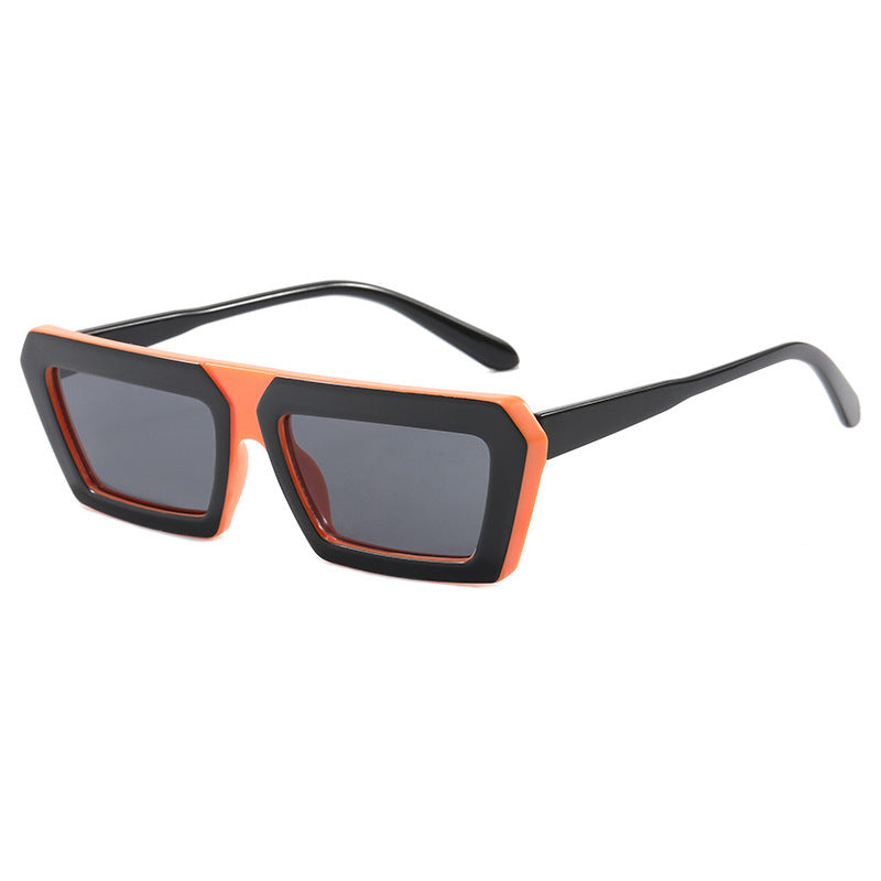 Damen modische Sonnenbrille mit markantem eckigen Rahmen und polarisierenden Gläsern Brehn
