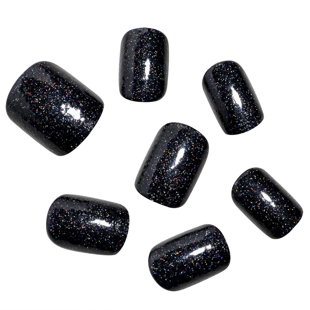Glamouröse glitzer-infused press-on Nagelset Brehn