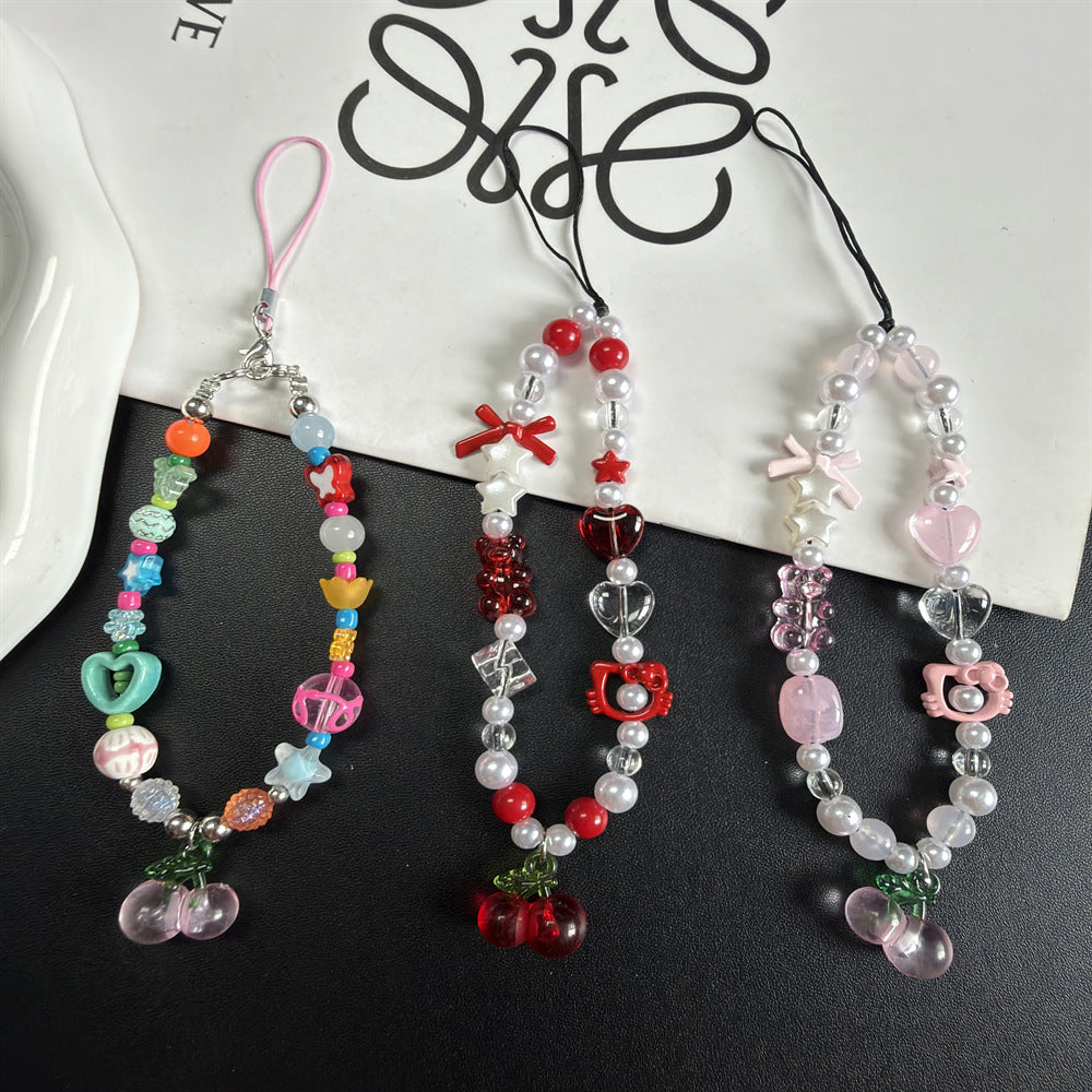 Niedliche Perlen Charm Halskette Brehn