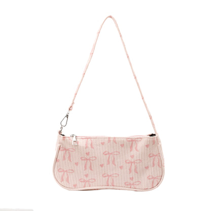 Süße bogenmusterte Mikro-Crossbody-Tasche