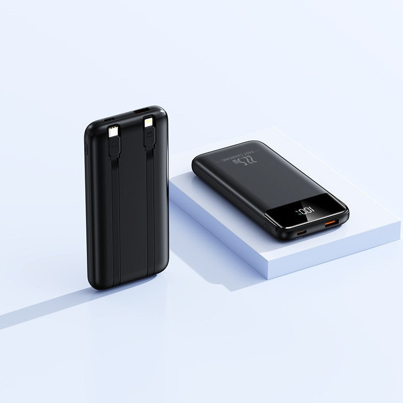 Powerbank mit Schnellladefunktion und Digitaler Leistungsanzeige Brehn