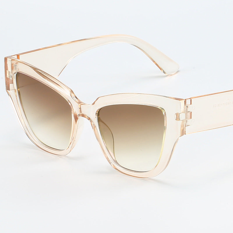 Damen Cat-Eye-Sonnenbrille mit extravagantem Leopardenmuster Brehn