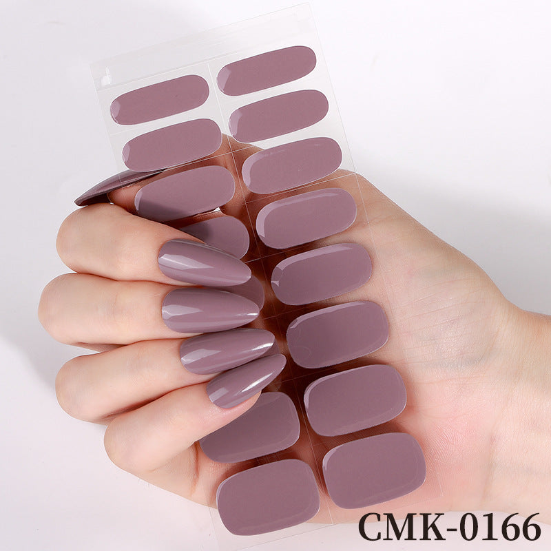 Glänzende Press-On Nail Wraps