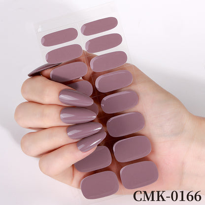 Glänzende Press-On Nail Wraps