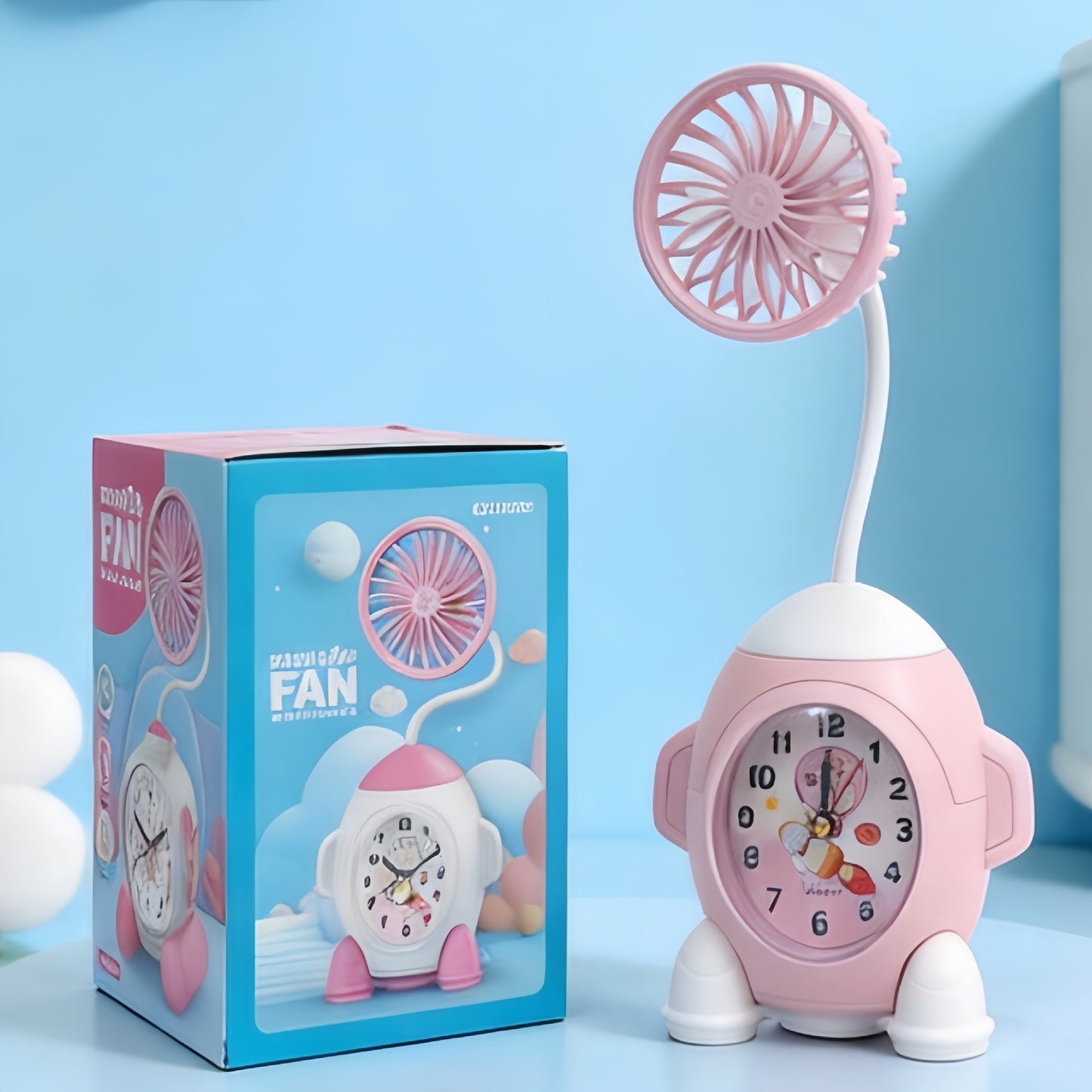 Damen Multifunktionale Uhr mit integriertem Ventilator Brehn