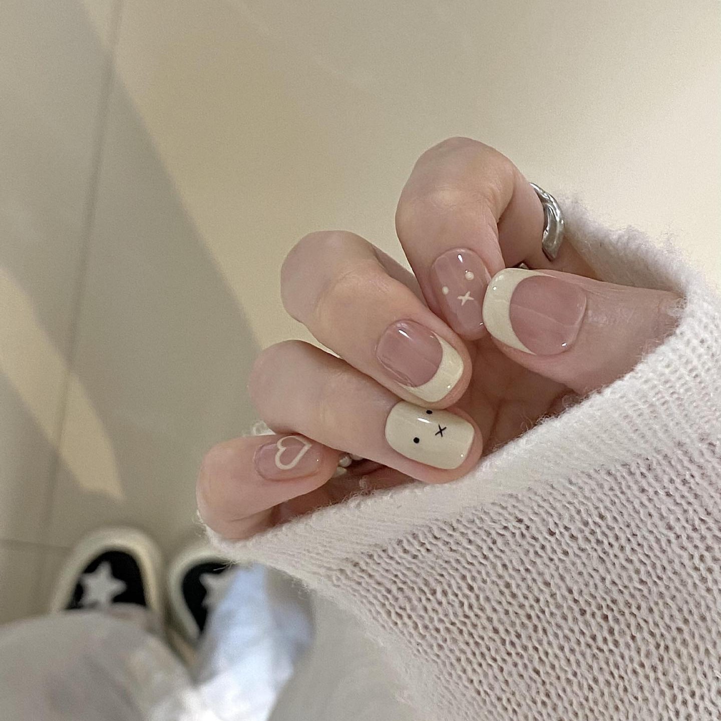 Kunstnagelset mit Kreativem Tier- und Herzdesign Brehn