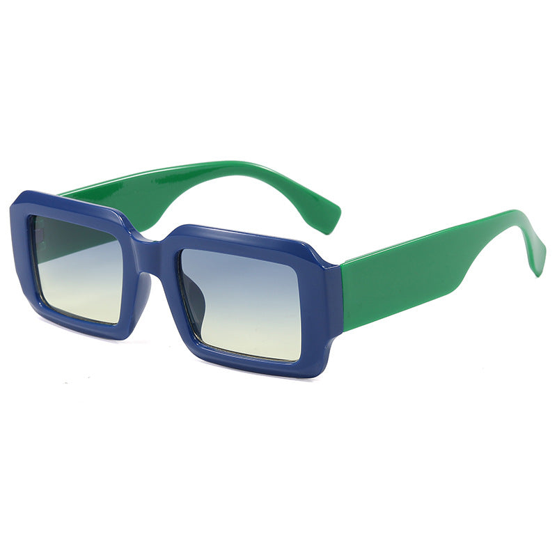 Damen oversized quadratische Sonnenbrille mit modernem Kunststoffrahmen Brehn