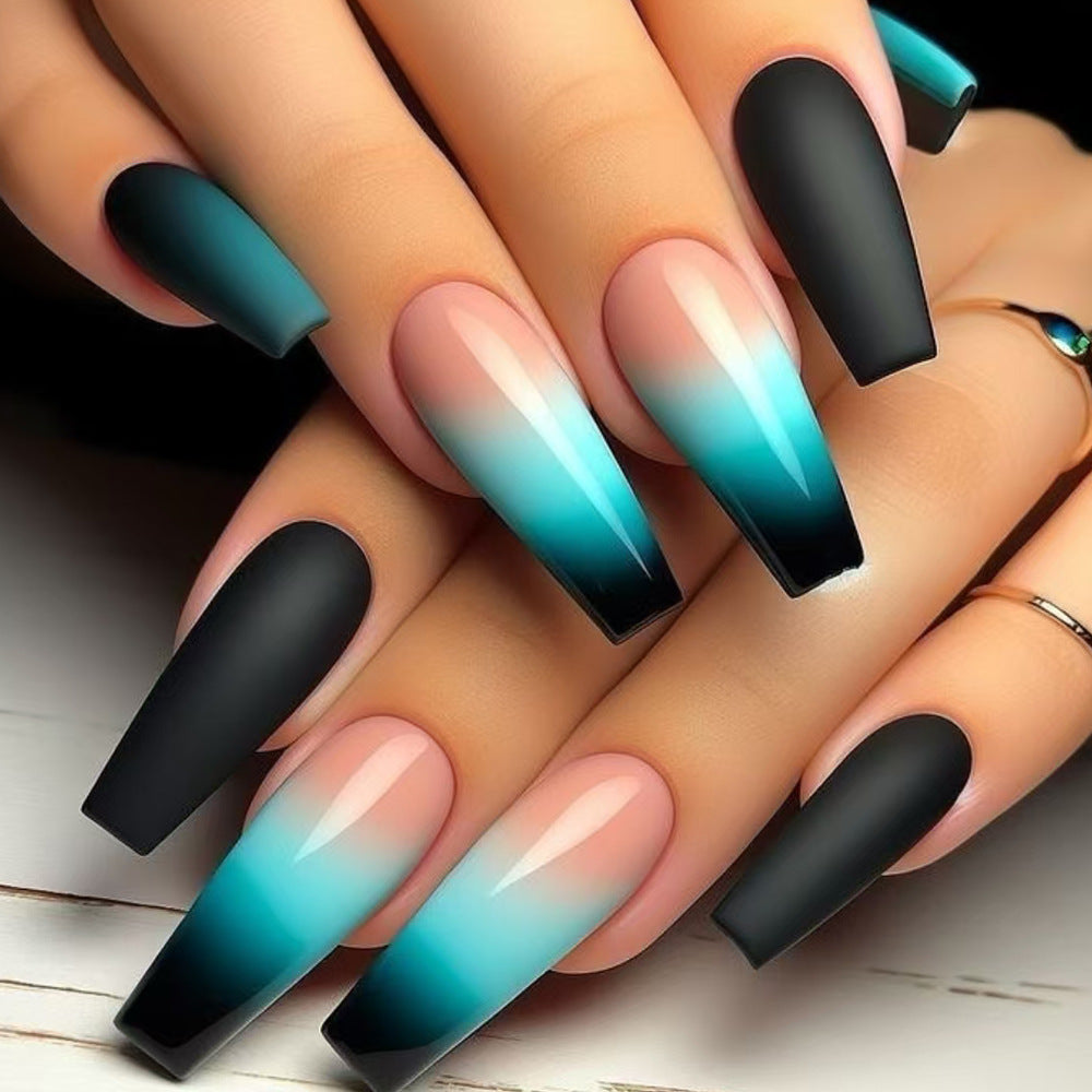 Ombre Matte Press-On Nägel Brehn