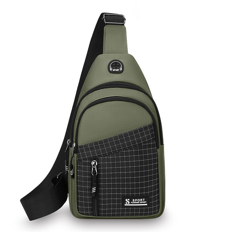 Kompakte Multi-Taschen Sport-Sling-Tasche