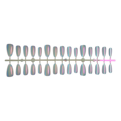 Iridescent Press-On Nagelkunst Set