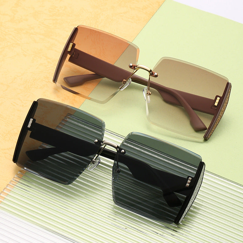 Damen geometrische Fashion-Sonnenbrille Brehn