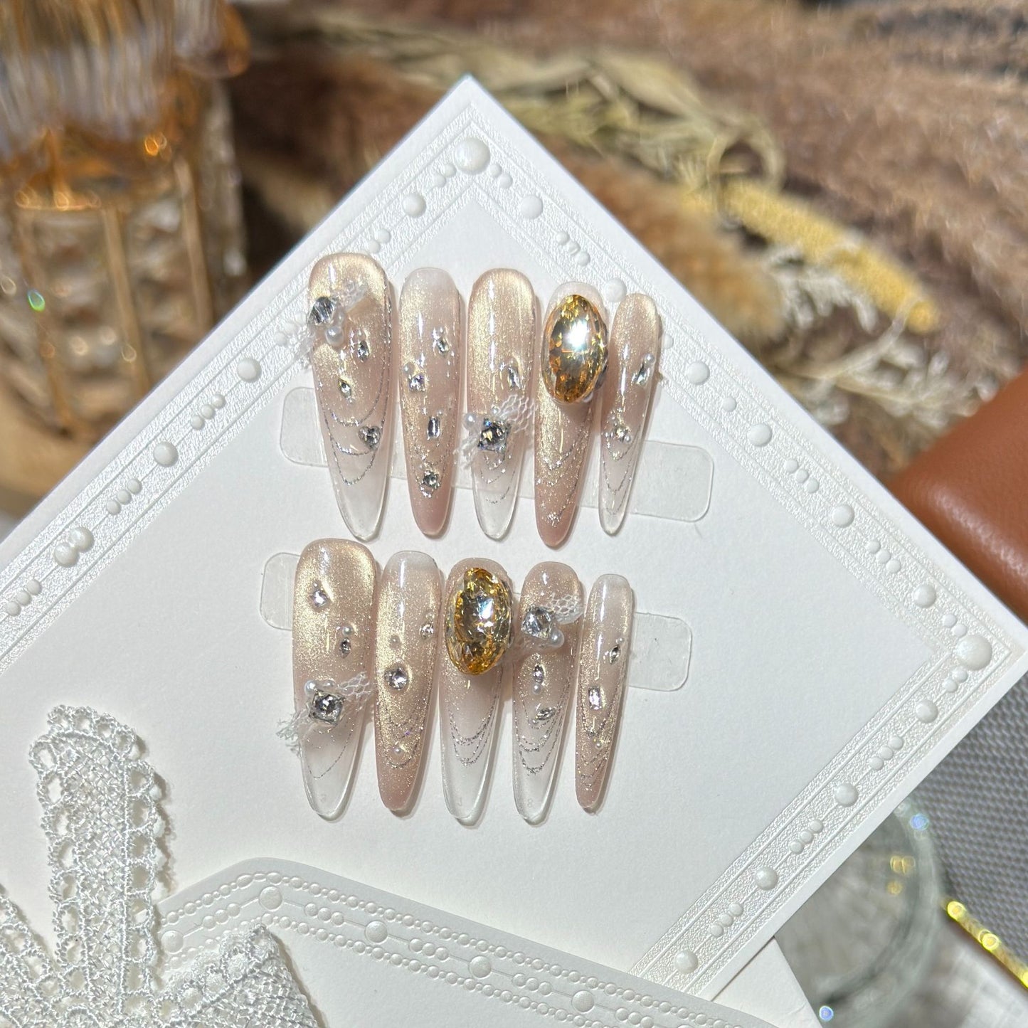 Luxus dekorative Nagelkunst Brehn