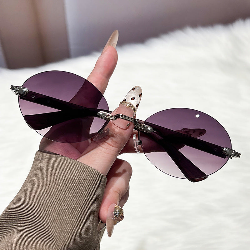 Damen modische und elegante Sonnenbrille mit ovalem Design Brehn