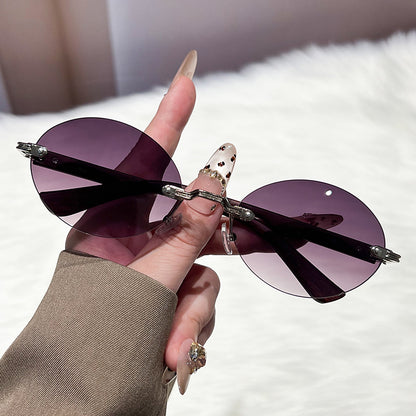 Damen modische und elegante Sonnenbrille mit ovalem Design Brehn