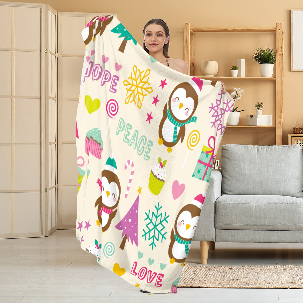 Gemütliche Halloween-Themen Fleece Decke