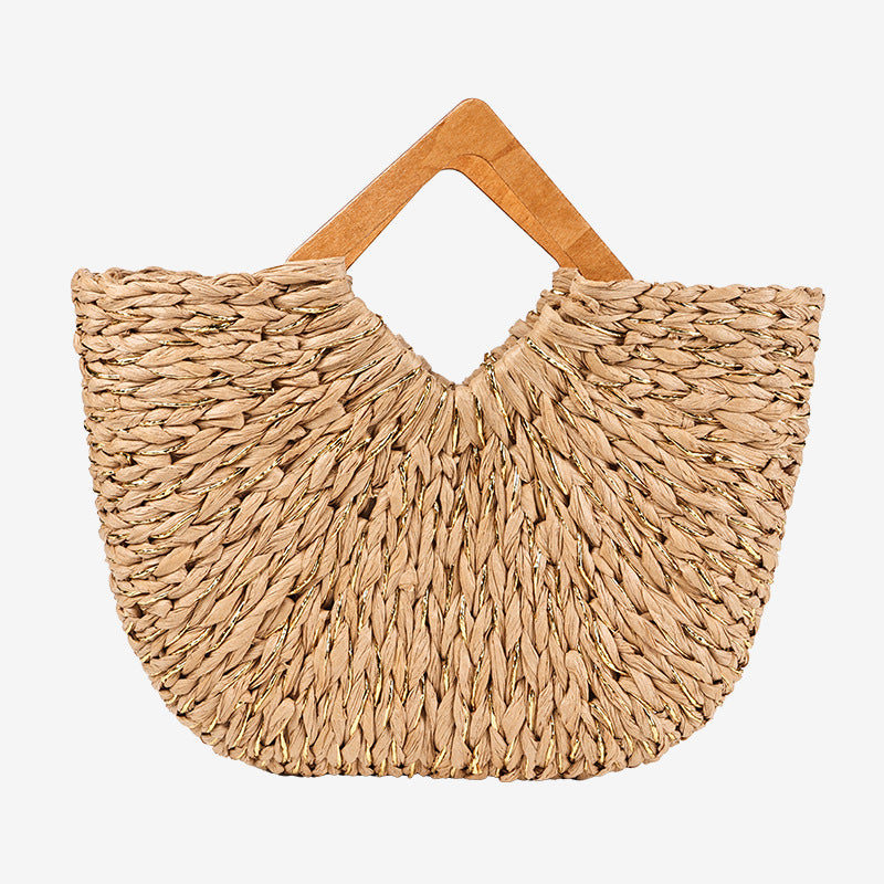 Damen Handtasche mit kunstvoller Flechtstruktur Brehn