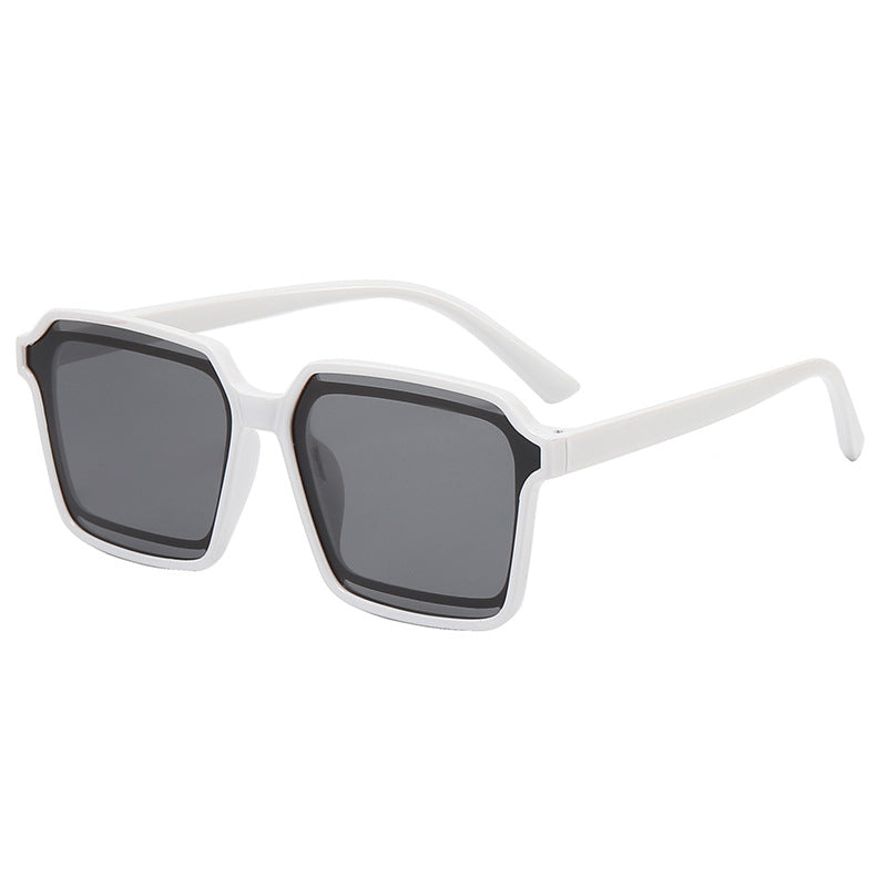 Damen elegante quadratische Sonnenbrille mit robustem Rahmen Brehn