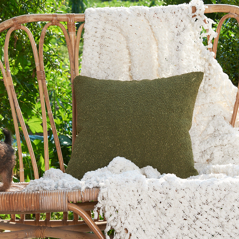 Texturiertes Outdoor-Kissen