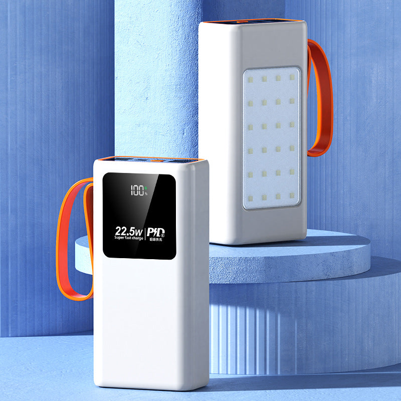 Tragbare Powerbank mit Leistungsstarker Solaraufladetechnologie und Led-Lampe Brehn