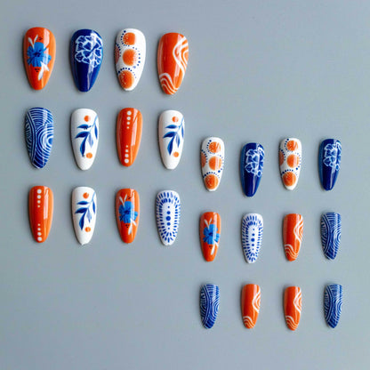 Künstlerisches saisonales Nageldesign-Set