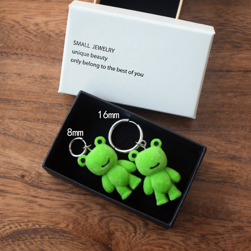 Cute Plüschfrosch Schlüsselanhänger Brehn