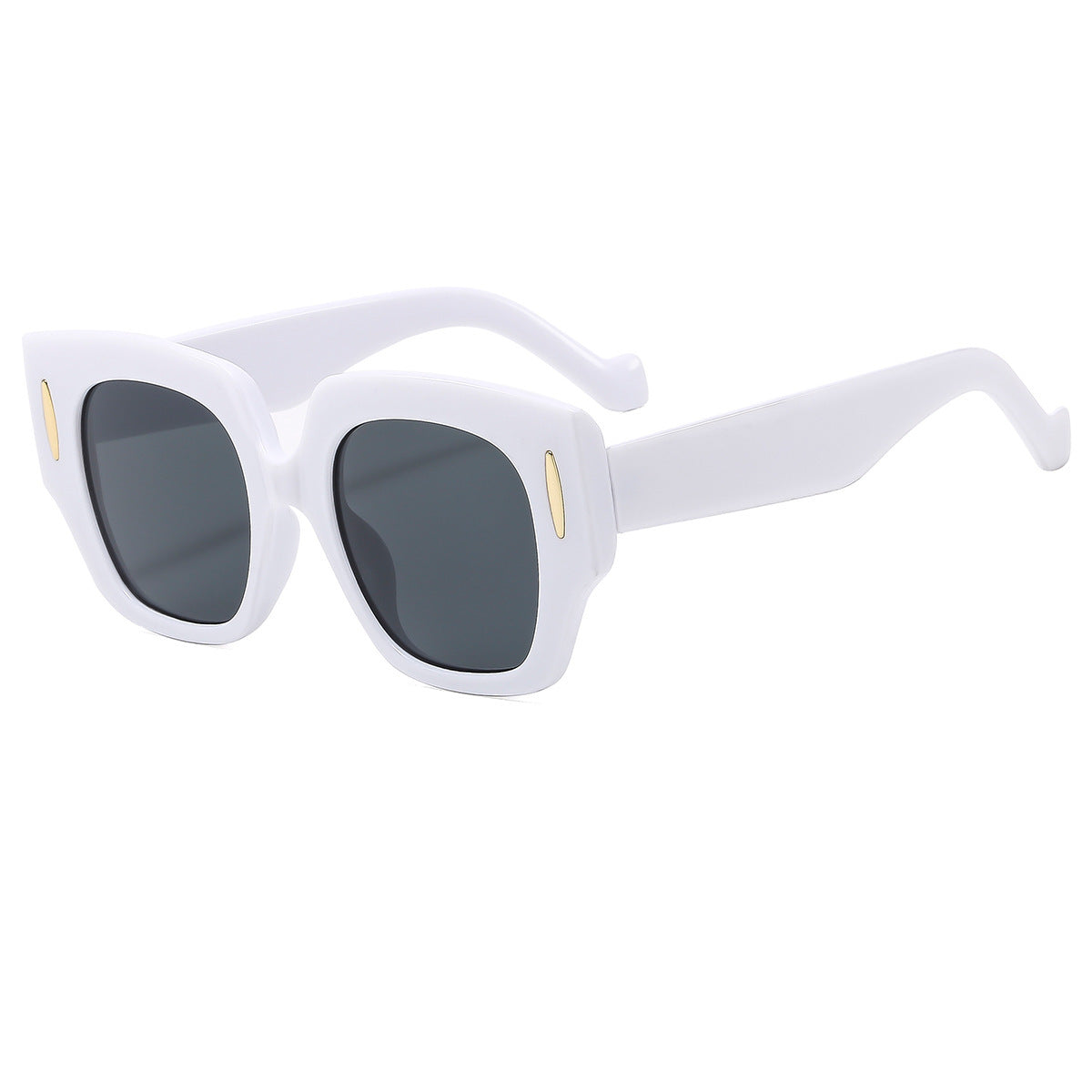 Damen Geometrische Oversized Sonnenbrille mit luxuriösem Akzent Brehn