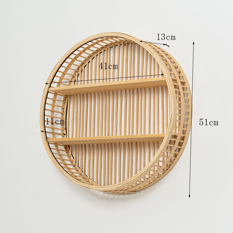 Wandregal Aus Natürlichem Rattan Brehn