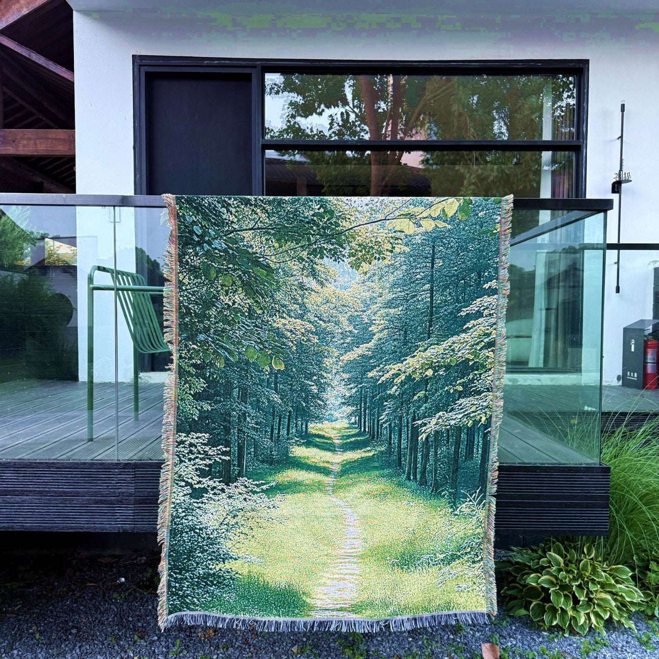 Szenische Natur-Themen Gewebte Wurfdecke