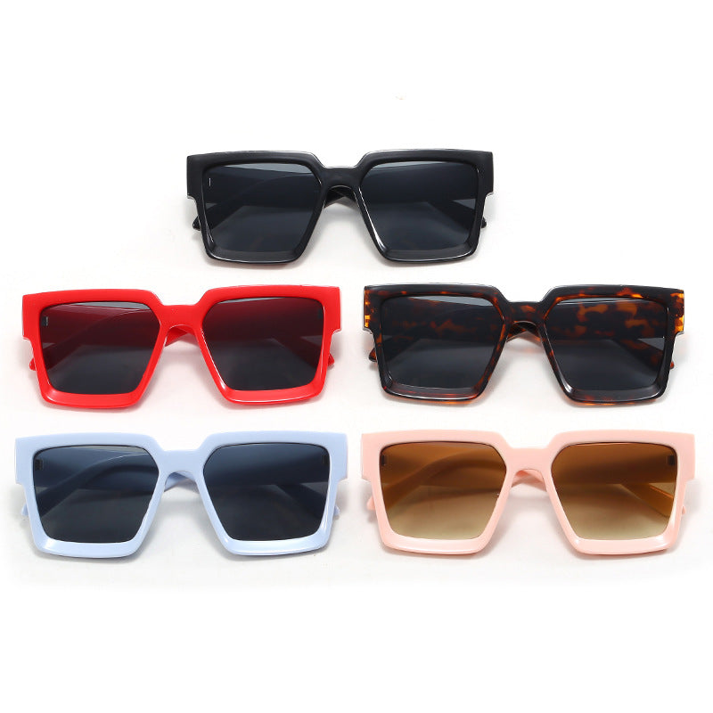 Damen Oversized Sonnenbrille mit modischem Transparentrahmen Brehn