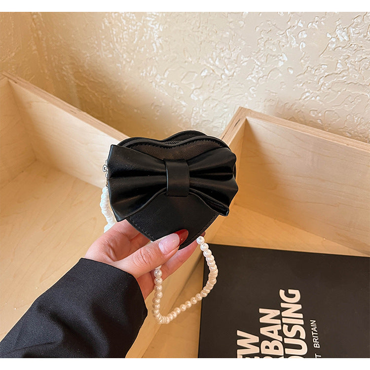 WoHerzförmige Schleifen-Clutch Tasche Brehn