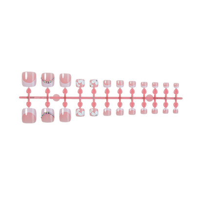 Kreatives Kunstnagelset mit eleganten Blumen-Designs und Glitzerakzenten Brehn