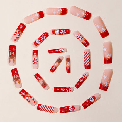 Festliches 3D Holiday Nagelkunst Set Brehn