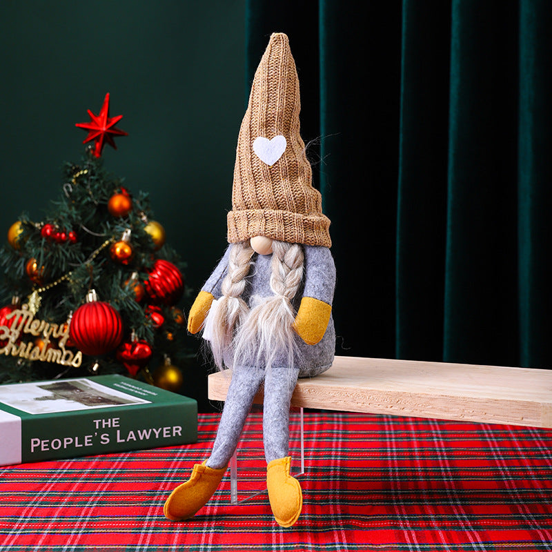 Dekorative Weihnachtsgnom Figur Brehn