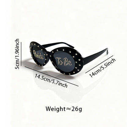 Rhinestone-besetzte Brautsonnenbrille Brehn