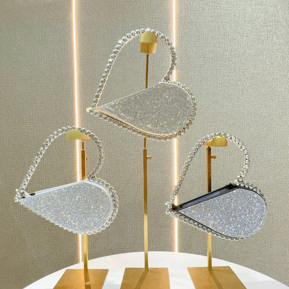 Strass-besetzte Abendhandtasche