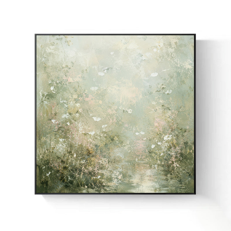 Florale abstrakte Wandkunst