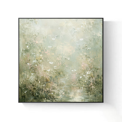 Florale abstrakte Wandkunst
