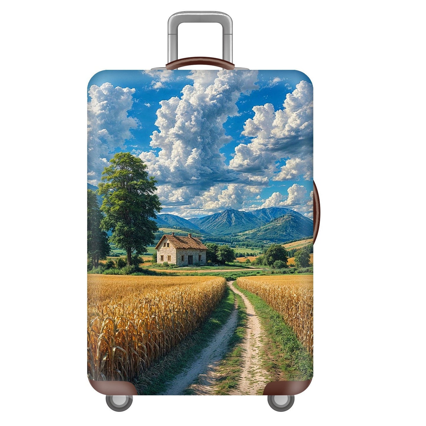 Unisex Hartschalenreisekoffer mit traumhaftem Landschaftsdesign Brehn