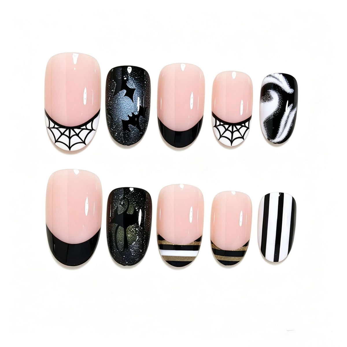Halloween-Themen-Nagelkunstset Brehn