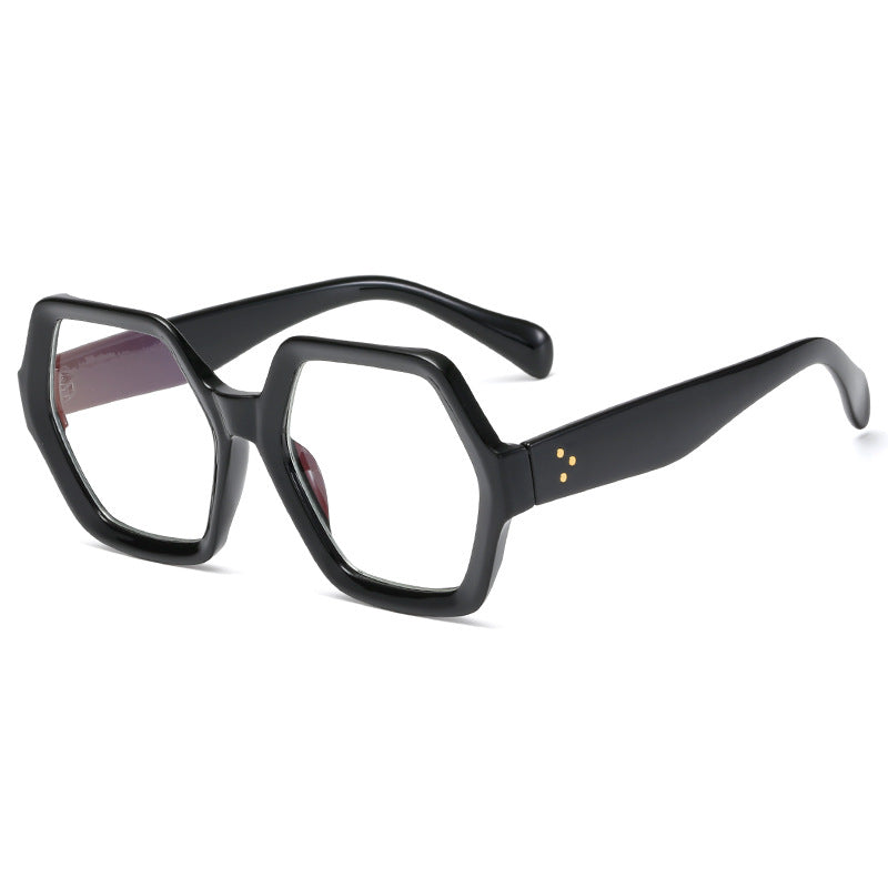 Damen geometrische Lesebrille im markanten Wabenrahmen-Design Brehn