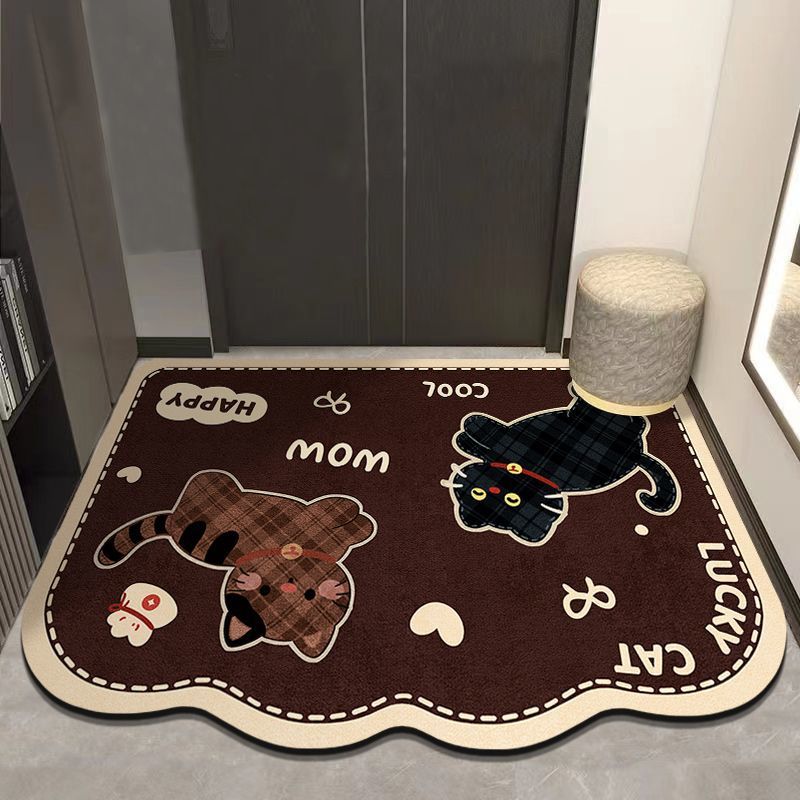 Niedliche Katzen-Themen-Eingangsmatte