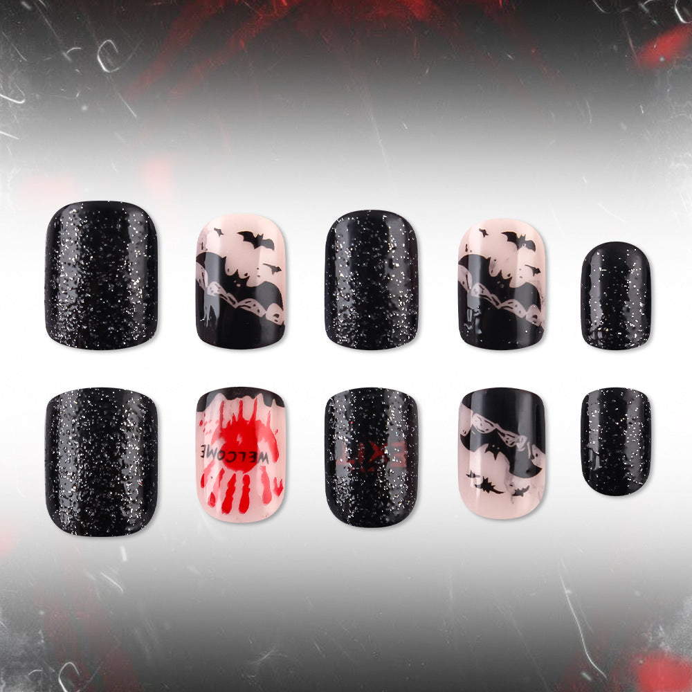 Halloween-Themen Press-On Nail Art Brehn 1787542716