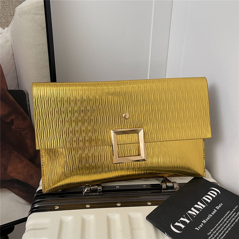 WoElegant Texturierte Abend Clutch Brehn